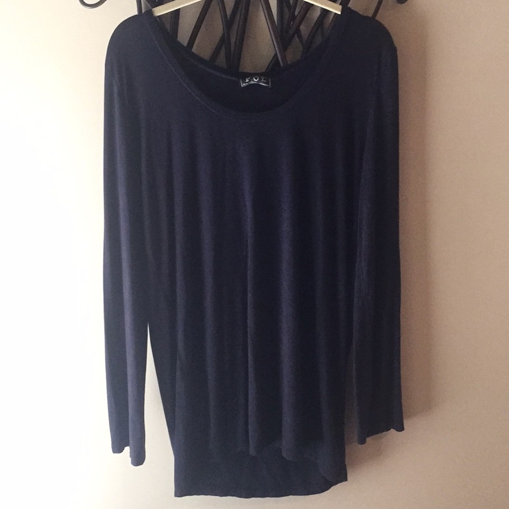 POL Black Long Sleeve Dress. Size Large